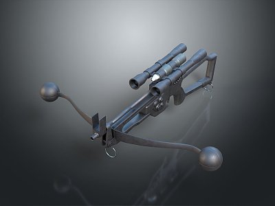 Crossbow Mechanical Crossbow Shift Bow and Arrow Shoot Far Equipment Weapons High-tech Crossbow 3d model