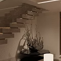 Modern Living Room Interior With Beige Sofas Marble Accent Wall And Geometric Rug