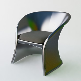 Modern single chair 3d model