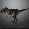 Realistic Tyrannosaurus Rex Dinosaur With Open Mouth Sharp Teeth And Detailed Skin Texture