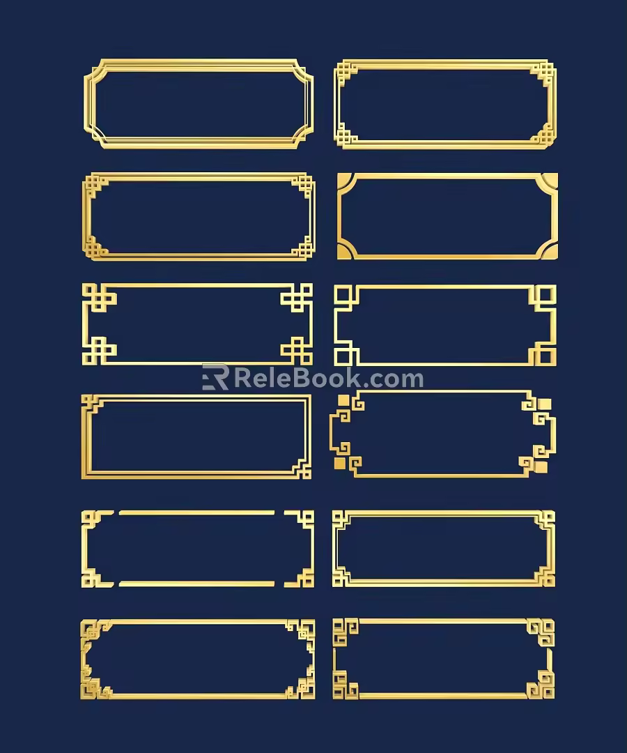 Pane Pattern Traditional Pattern Window Flower Pane Hollow Pane Carved Pane 3d model