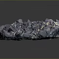 Natural Purple Blue Crystal Stone With Rough Texture And Unique Natural Formation