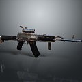 Modern Sniper Gun Sight Sniper Rifle Sci-Fi Sniper Rifle 3d model