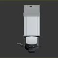 Modern Compact Tricycle Food Truck With Open Doors Cargo Box And Delivery Design