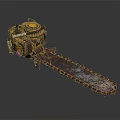 Chainsaw Handheld Chainsaw Gasoline Saw Diesel Saw 3d model