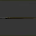 Ancient Golden Decorative Sword With Intricate Hilt And Engraved Blade Details
