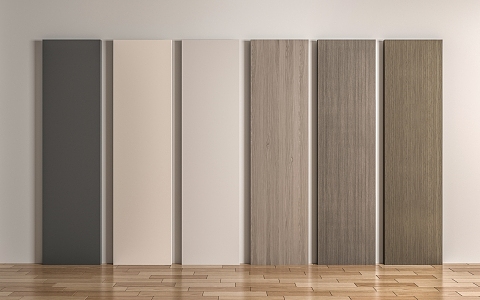 Modern wall panel wood veneer wall panel wall panel wall panel wall panel wood board 3d model