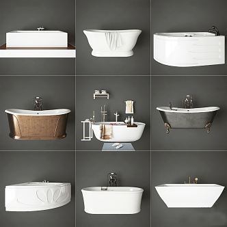 Modern Bathtub 3d model