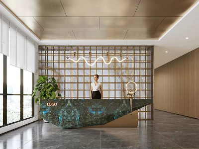 Modern Front Desk Reception