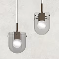 Modern Wooden Pendant Lights With Metal Rod And Warm Glow For Interior Design