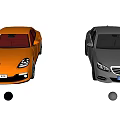 Four Luxury Sedans In Gold Black Silver And Gray Exterior Finishes