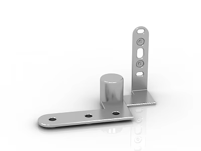 High Quality Metal Hardware Tools Steel Brackets with Holes Durable Heavy Duty Construction Accessories 3d model