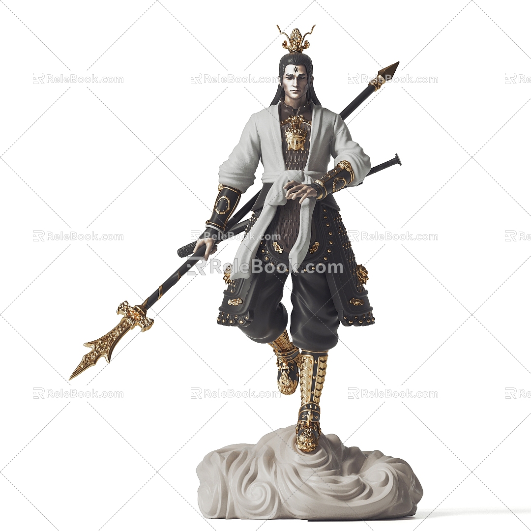 Erlang God's Black Myth Wukong 3d model