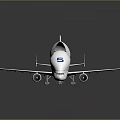 Airbus Beluga Passenger Aircraft With White And Blue Livery And Unique Design Features