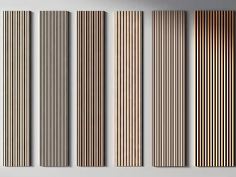 Modern wall panel 3d model