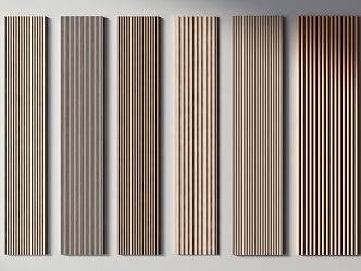 Modern wall panel 3d model