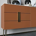 Light Luxury Sideboard 3d model