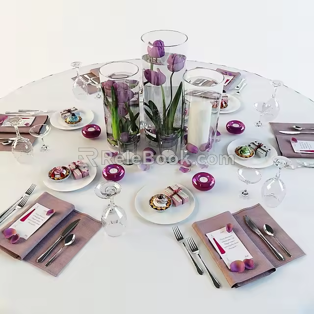 Tableware 3d model