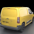 Opel Yellow Cargo Van Featuring Modern Exterior Design And Black Alloy Wheels