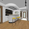 Modern Hair Salon Interior With Yellow Styling Chairs Green Plants On Shelves And Wooden Flooring