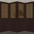 Screen partition 3d model