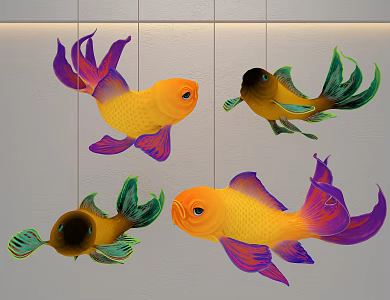 lantern fish 3d model