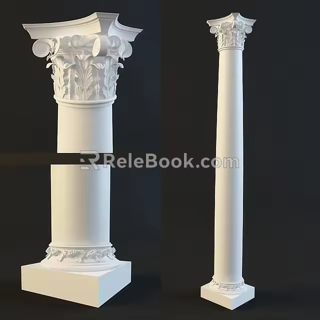 Roman Column 3d model