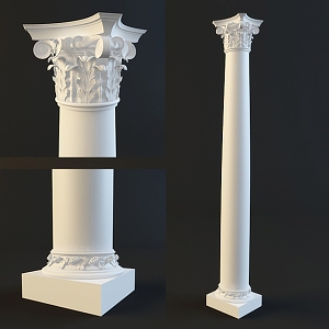 Roman Column 3d model