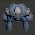 Mech Warrior Mech Soldier Machine Battlearm Mechanical Battlearm Machine Fighter Robot 3d model