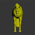 Modern Horse Big Horse Wild Horse Racing 3d model