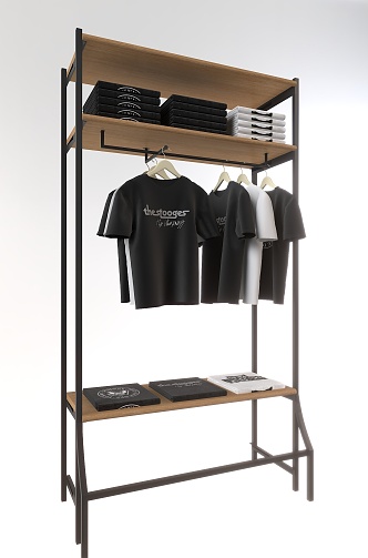 Clothing Store Wardrobe 3d model