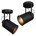 Black Modern Downlights Spotlights With Stylish Ceiling Lighting Design For Home Interior Decoration