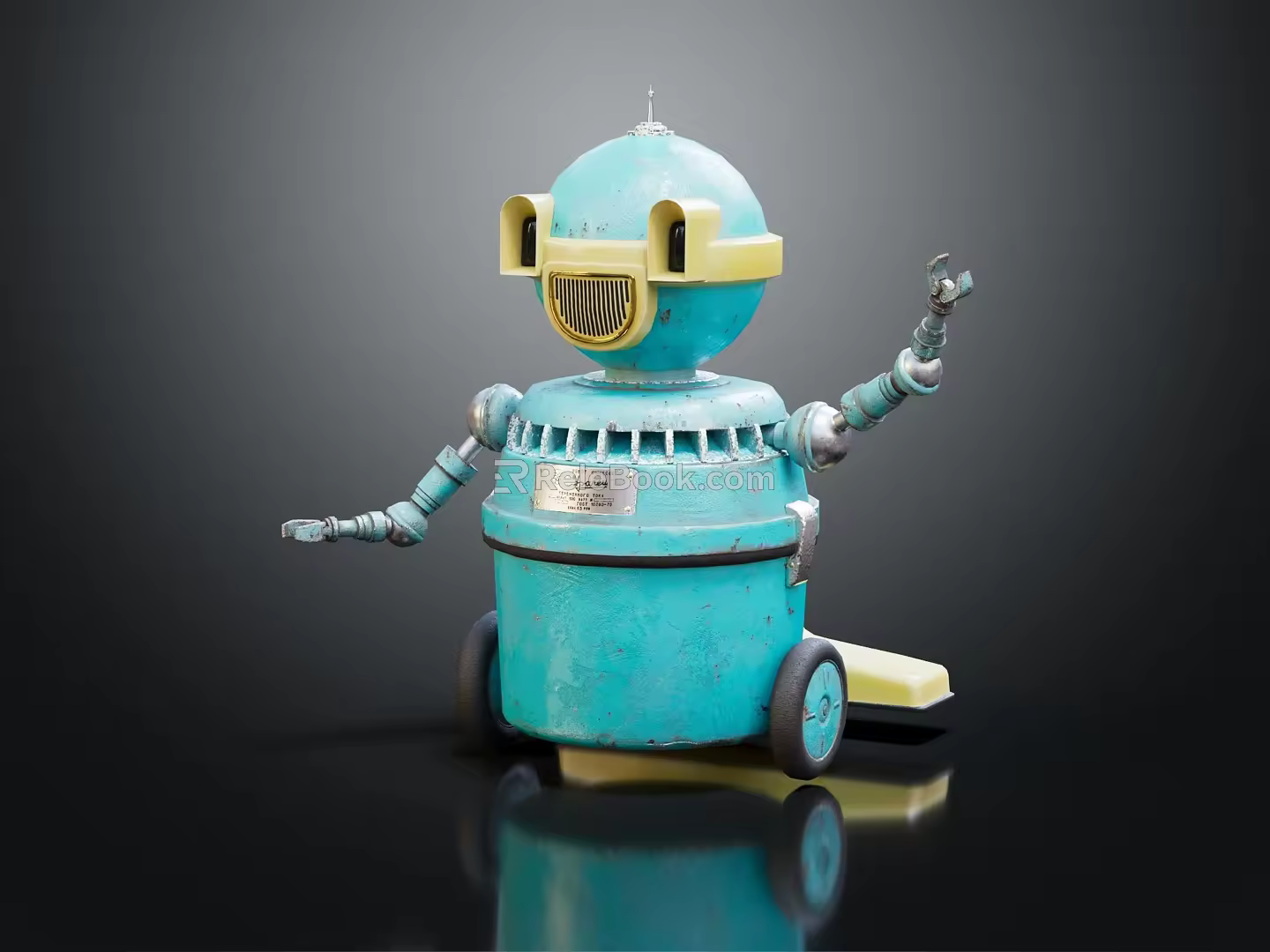 Modern Robot Science Fiction Robot Cartoon Robot Children's Toy Robot 3d model