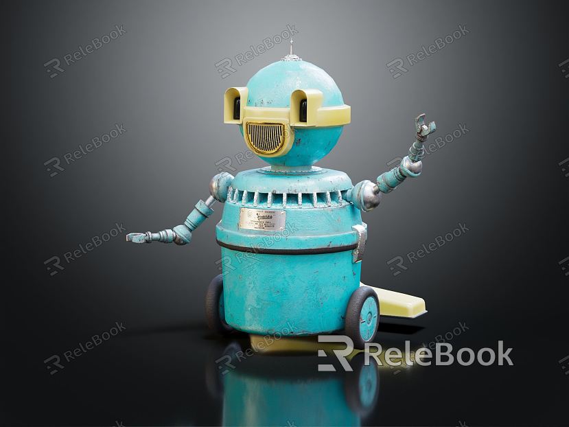 Modern Robot Science Fiction Robot Cartoon Robot Children's Toy Robot model