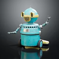 Modern Robot Science Fiction Robot Cartoon Robot Children's Toy Robot 3d model