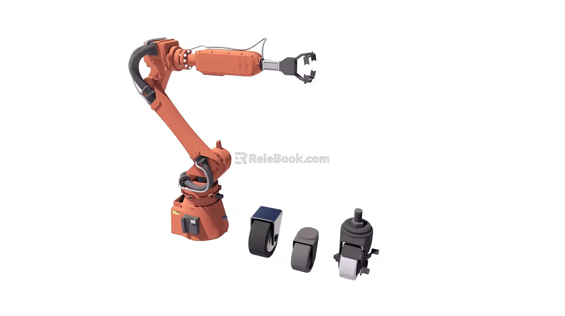 Modern mechanical arm hardware 3d model