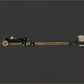 Vintage Mechanical Equipment Featuring Brass Rod Black Clamps And White Knobs