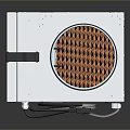 HUIMON Square Box Ventilation Equipment With Circular Port And Orange Filter