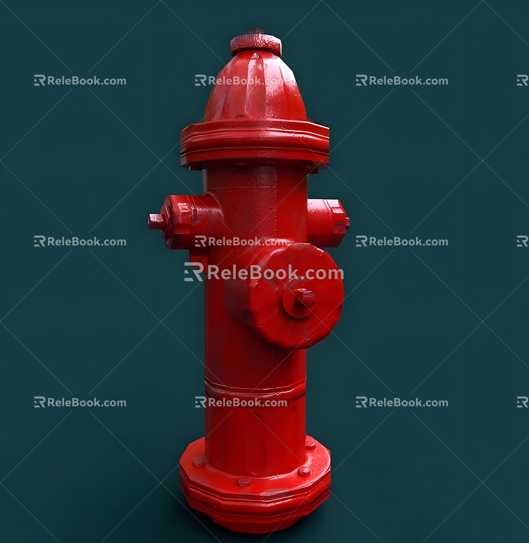 Fire Hydrant Fire Hydrant Equipment Facilities Equipment Fire Equipment Red Industry 3d model