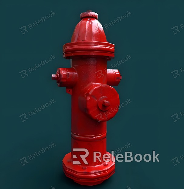 Fire Hydrant Fire Hydrant Equipment Facilities Equipment Fire Equipment Red Industry model