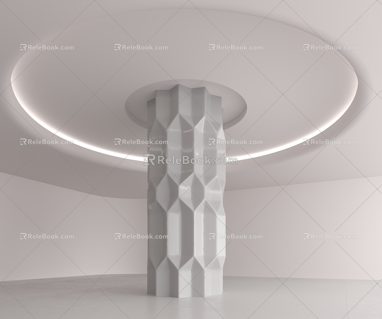 Modern Column 3d model