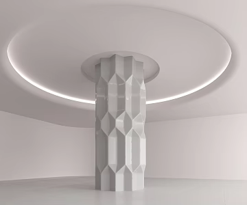 Modern Column 3d model