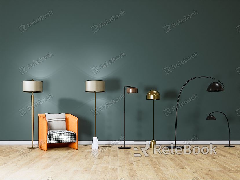 Light Luxury Floor Lamp Floor Lamp Fishing Lamp model