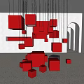 Modern Meichen Display Space 3d model