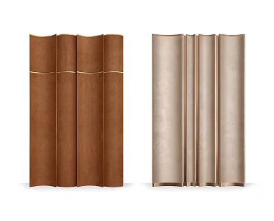 Light Luxury Partition Screen Partition 3d model