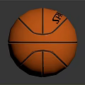 Orange Basketball With Black Stripes For Daily Sports Activities