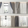 Curtains in Various Styles with Sheer Layers and Neutral Tones for Home Window Decor