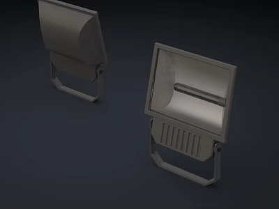 Modern LED Downlight and Spotlight Fixtures with Sleek Design for Indoor Lighting Use 3d model