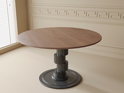 Round table 3d model