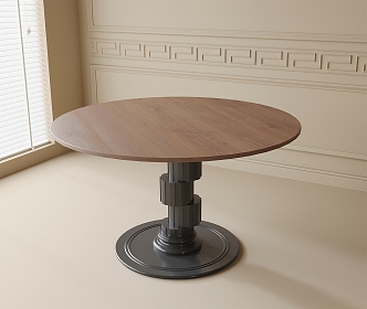 Round table 3d model